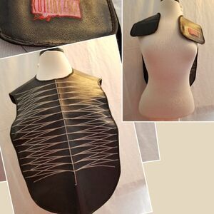 Cutting Edge leather weighted draped